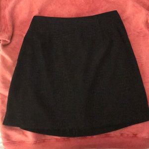 Black above the knee skirt